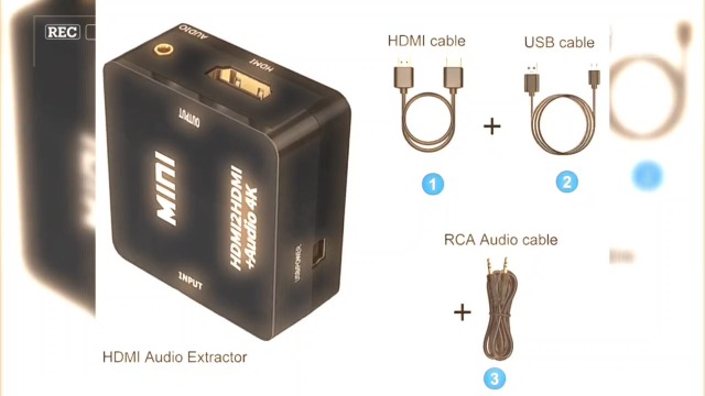Amazon.com: HDMI Audio Extractor Splitter, 4K HDTV to HDMI 3.5mm